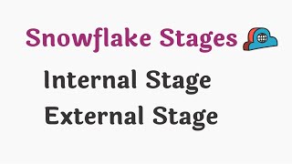 ❄️ Snowflake Stages | Internal vs External Stages \u0026 How They Work! 🚀