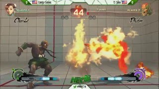 NEC16 - USF4 - Top 8 - Coinup Ludovic (Chun-Li) vs TS Sabin (Dhalsim)