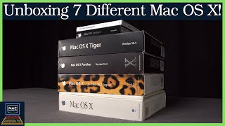 Unboxing The First 8 Years of Mac OS X! MacOS History Part 1