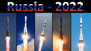 Rocket Launch Compilation 2022 - Russian Rockets
