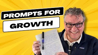 What to write in a journal for growth | Mindset | 3 Prompts for better mindset