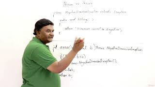 18.7 : throw vs throws in Java (Concept + Demo) — [Abdul Bari] Java Course