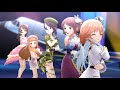 「デレステ 4K60fps MV」 Mujuuryoku Shuttle 【 無重力シャトル】 『Uzuki/Nina/Aki/Miyu/Asuka』 【Fan Request#1482】