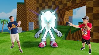 ENCONTRAMOS A SUPER TRANSFORMAÇÃO DO SONIC ESCONDIDA NO MAPA!! - Roblox Find The Sonic Morphs