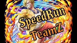 optc tm sanji speedrun teams mostly 2 specials or less