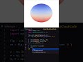 Draw a 3D Sphere in 10 Seconds with Python #python #programming #coding