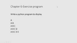 12th computer science - chapter 6-exercise program- python string pattern