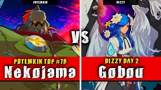 GGST | Nekojama (Potemkin) VS Gobou (Dizzy) | Guilty Gear Strive High level gameplay