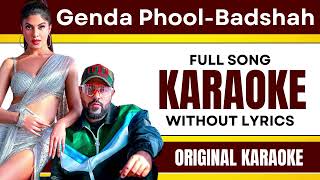 Genda Phool - Karaoke Full Song | Without Lyrics