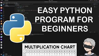 Easy Python Program - making a Multiplication Table!!
