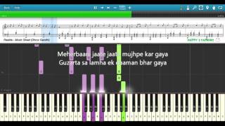 ♫ RAABTA (Easy to Advanced) || Piano Tutorial + Music Sheet + MIDI with Lyrics