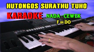 HUTONGOS SURATHU  TUHO - Charles Simbolon | KARAOKE Nada Cewek F=DO