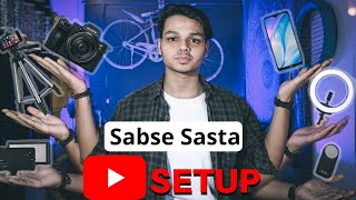 Budget YouTube Setup For Beginners In Hindi | Equipment To Start A YouTube Channel 2020