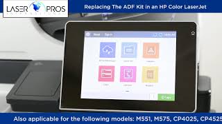 How To Install The ADF Kit In An HP M575 LaserJet Printer