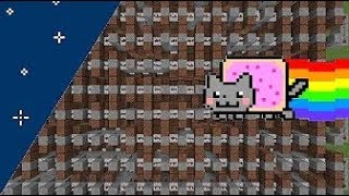 [狗魚] Nyan Cat   紅石音樂完整重現   minecraft note block song 分享