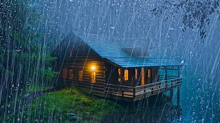 Relaxing Rain for Sleeping - Overcome Insomnia in 11 Minutes with Heavy Rain in the Forest at Night