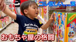 皆さんどうしてます？おもちゃ屋での攻防！！男女双子生後2歳6ヶ月【何気ない日常111】