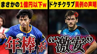 【破格すぎる!!】大活躍しているのにも関わらず年棒が安いサッカー選手【サッカー解説】