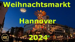 Weihnachtsmarkt 🎄🎡Hannover 2024. 4K