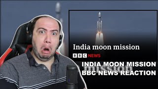 India moon mission rocket blasts into space - BBC News Reaction