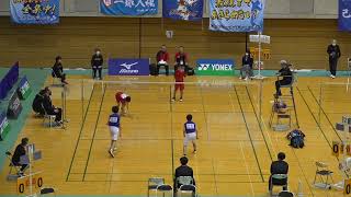 十河 侑聖/平沼 聖和(東光小少年団・北北海道)vs 鶴田 昊/松島 奏太(すせんじJr・福岡県) 男子ダブルス４年生 準決勝