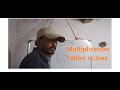Printing Multiplication Table with Java | Like and Subscribe