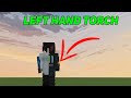 Minecraft Pe Left Hand Addon | Left Hand Torch Addon for Mcpe