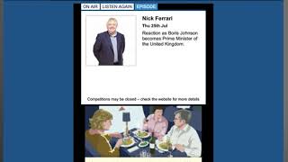 Nick Ferrari, LBC Radio Interviews Mobius International on Government Close Protection