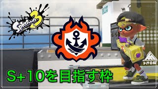 【Splatoon３】S +１０を目指す枠！【色塗合戦の法則】