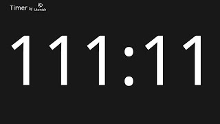 111m11s Countup Timer