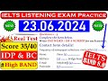 IELTS LISTENING PRACTICE TEST 2024 WITH ANSWERS | 23.06.2024