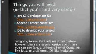 Web applications with Java - Tutorial 01 Part 01 - The basics