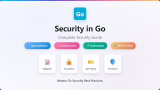 Go Security Complete Guide: Input Validation, Authentication & Secure Coding Tutorial