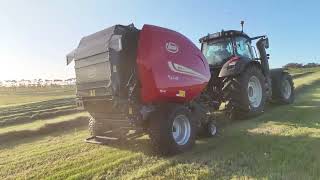 Unstoppable Performance: Valtra 235 Direct \u0026 Vicon 5216 Round Baler at work.