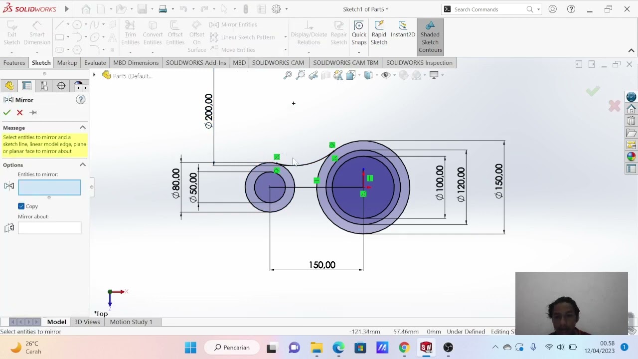 Exercise 25 Solidwork Youtube Exercise 25 Solidwork Youtube