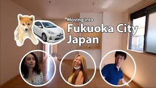 MOVING INTO FUKUOKA CITY, JAPAN: getting a HOUSE, a CAR, and a DOG