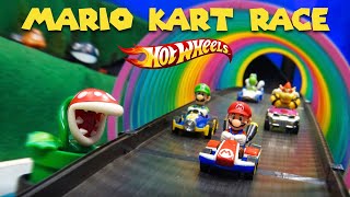 🔥 Hot Wheels MARIO KART 2019 Toy Car Race | Diecast Racing Nintendo