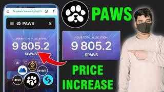 PAWS Airdrop Claim And Withdraw | Paws Airdrop Allocation | Paws Airdrop Price Increase