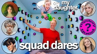 100 MYSTERY BUTTONS Father vs Daughter ft/ Piper Rockelle Dares & Mystery Guest