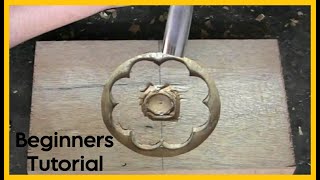 simple flower wood carving beautiful skill work and tutorial