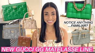 LET'S REVIEW GUCCI'S NEW GG MATELASSE COLLECTION OF PUFFY BAGS! INSPIRED BY BOTTEGA VENETA \u0026 DIOR?