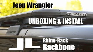 Jeep Wrangler JL 4-Door Rhino-Rack Backbone Unboxing & Install