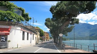 Scenic drive from Como, Italy to St  Moritz along the west side of Lake Como and up the Maloja Pass.