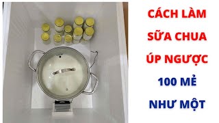 Hướng dẫn cách làm sữa chua úp ngược cực dễ ai cũng làm được