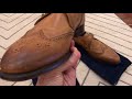 Phillip II Chestnut Brogue Monk Straps - Herring Premier (by Alfred Sargent)