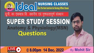 RML,PGI,UPNHM Special Class  By Mohit Sir || Ideal Nursing Classes