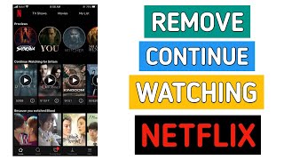 How to Remove Continue Watching On Netflix || Delete Continue Watching On Netflix