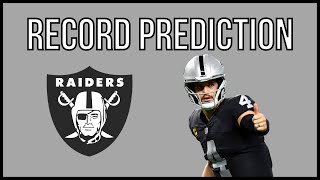Las Vegas Raiders Record Prediction 2022