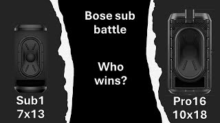 Bose L1 Pro32  Sub1 vs Bose L1 Pro16  Sub battle