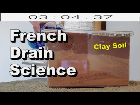 How long does clay soil take to drain?